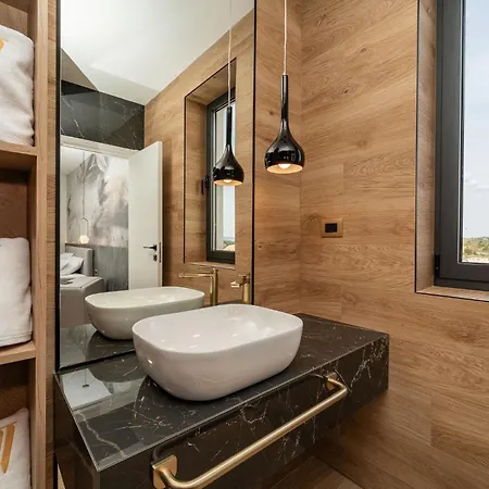 Luxury Villa Kaia With Sea View, Heated Pool And Spa Vodice Exterior photo