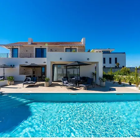 Luxury Villa Kaia With Sea View, Heated Pool And Spa Vodice Exterior photo