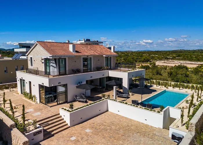 Luxury Villa Kaia With Sea View, Heated Pool And Spa