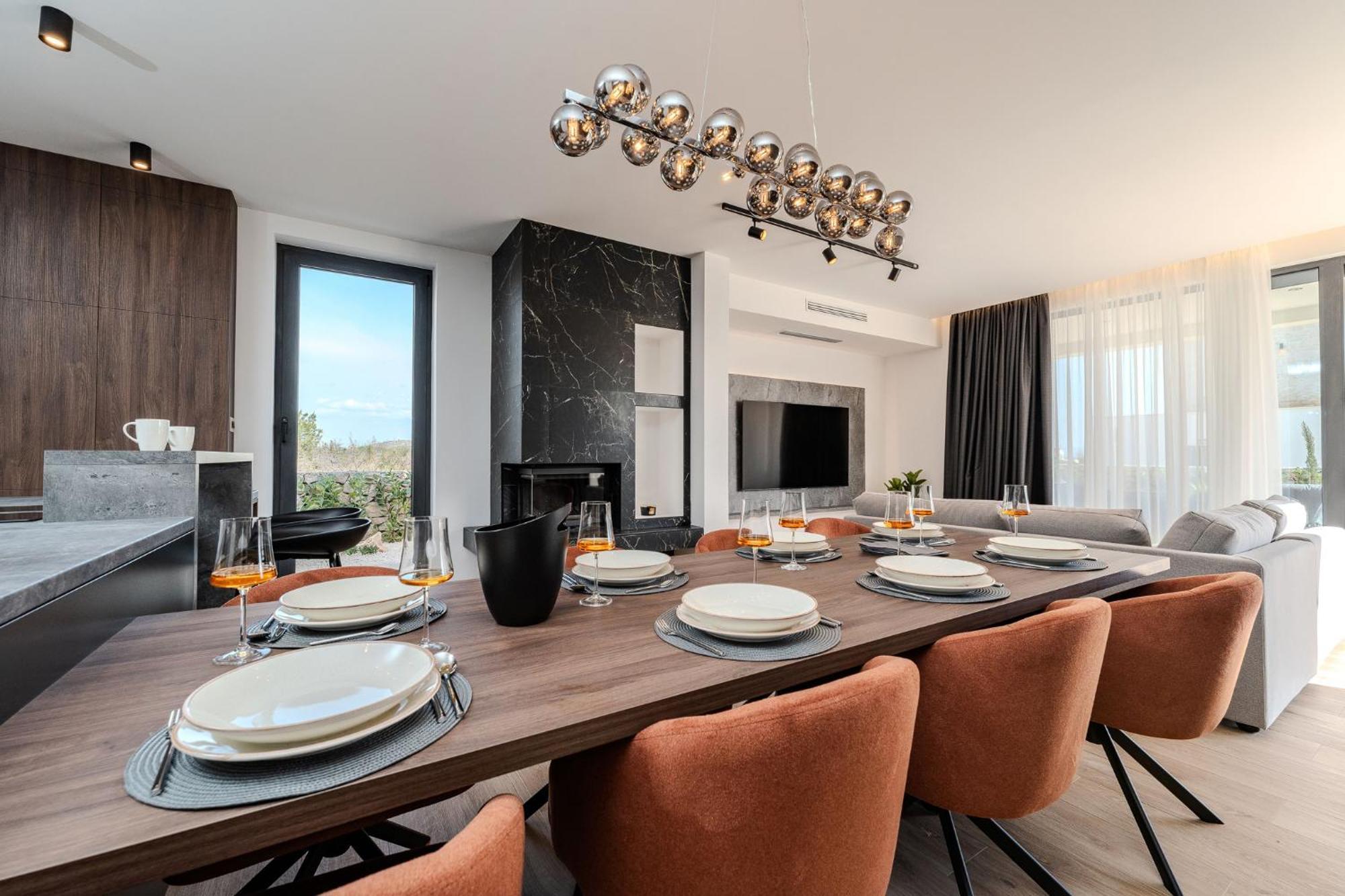 Luxury Villa Kaia With Sea View, Heated Pool And Spa *