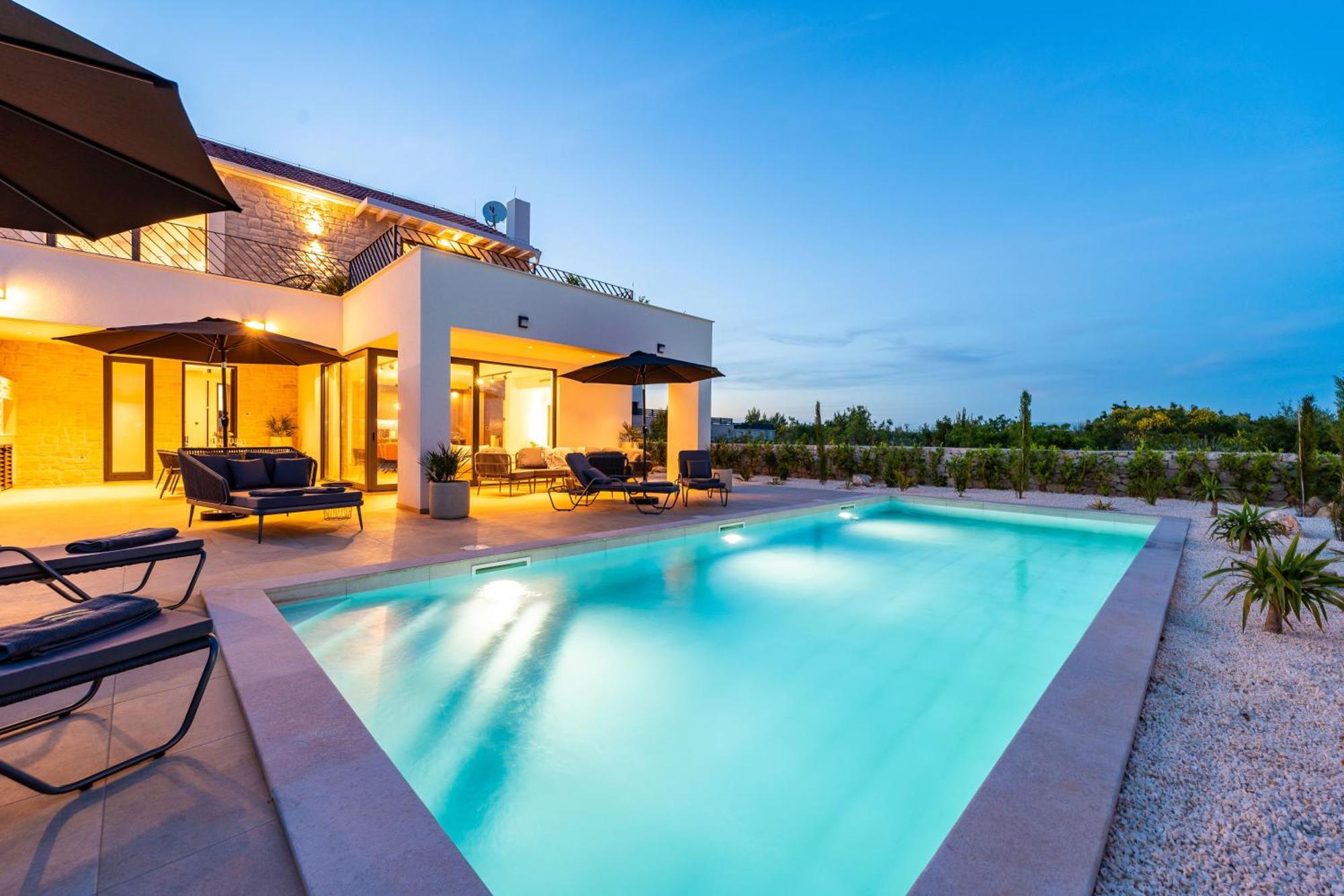 Villa Luxury Villa Kaia With Sea View, Heated Pool And Spa